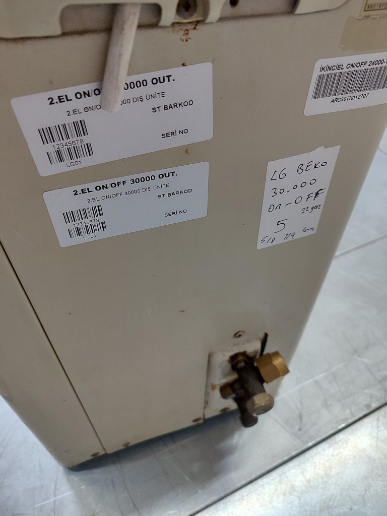 LG Beko 30000 Btu On-Off Klima görsel 3
